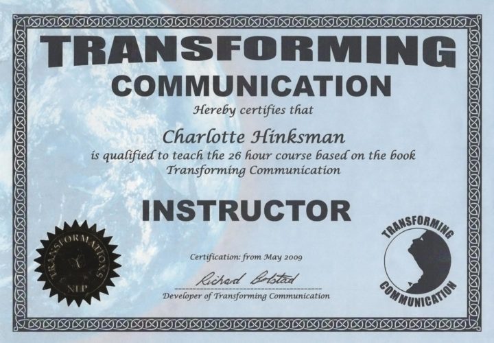 Charlotte Schuckard Transforming Communication Instructor